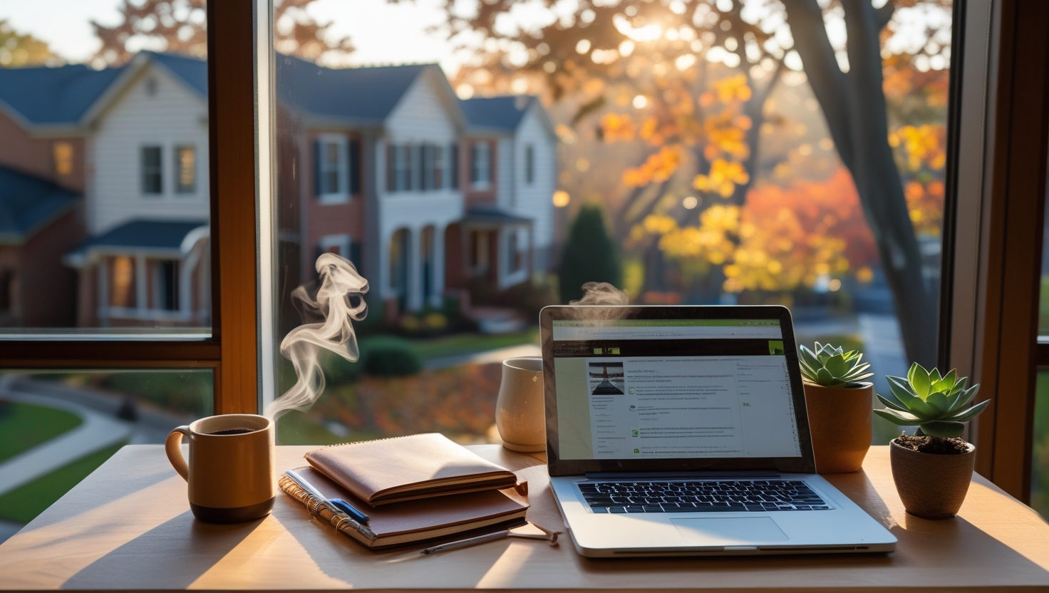 Home office overlooking suburban Raleigh — Secret Optimizer is a Raleigh-based local SEO and content marketing service
